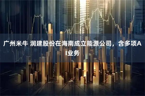 广州米牛 润建股份在海南成立能源公司，含多项AI业务