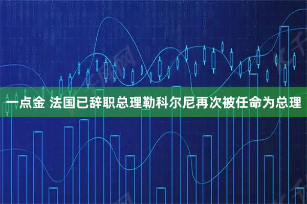 一点金 法国已辞职总理勒科尔尼再次被任命为总理